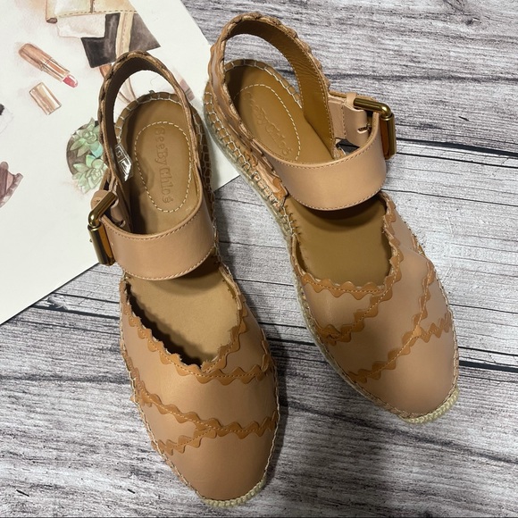 See By Chloe Glyn Leather Espadrilles - Picture 6 of 16